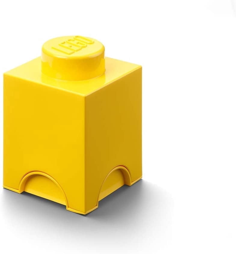 LEGO Storage Brick Toy Box,  Bright Yellow
