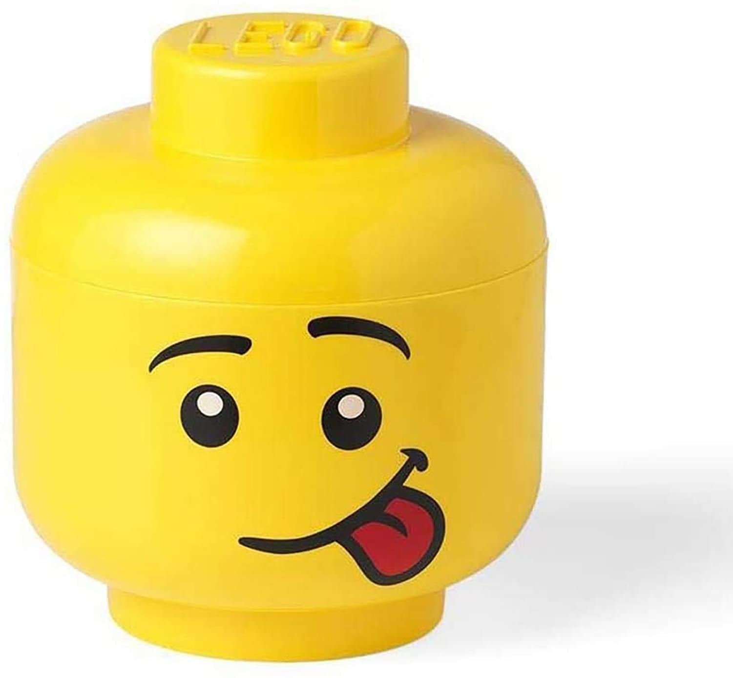 Room Copenhagen RMC-4033-C LEGO Mini 4 x 4.5 Inch Plastic Storage Head | Silly