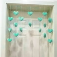 thumbnail image 1 of Room Dacron Solid Color Non Perforated Curtain Partition Door Decoration Thread Curtain Hanging Curtain GREEN, 1 of 1