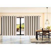 Room Darkening Blackout Curtains/Drapes K100 IVORY Panel Thermal Insulated Divider Room, Sliding Door Patio Extra Wide 1 Panel 100" X 84"