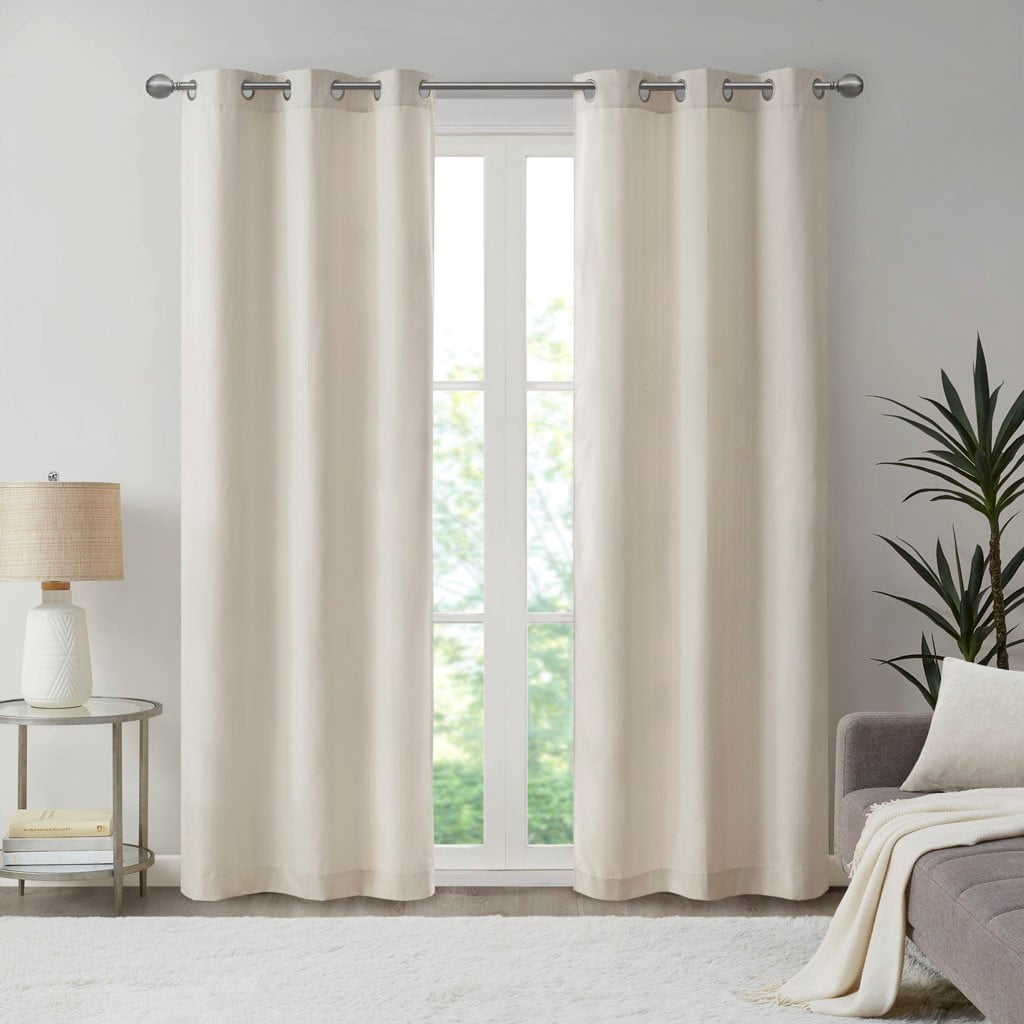 Room Darkening Curtain Panel Pair(2 Pcs Window Panels)
