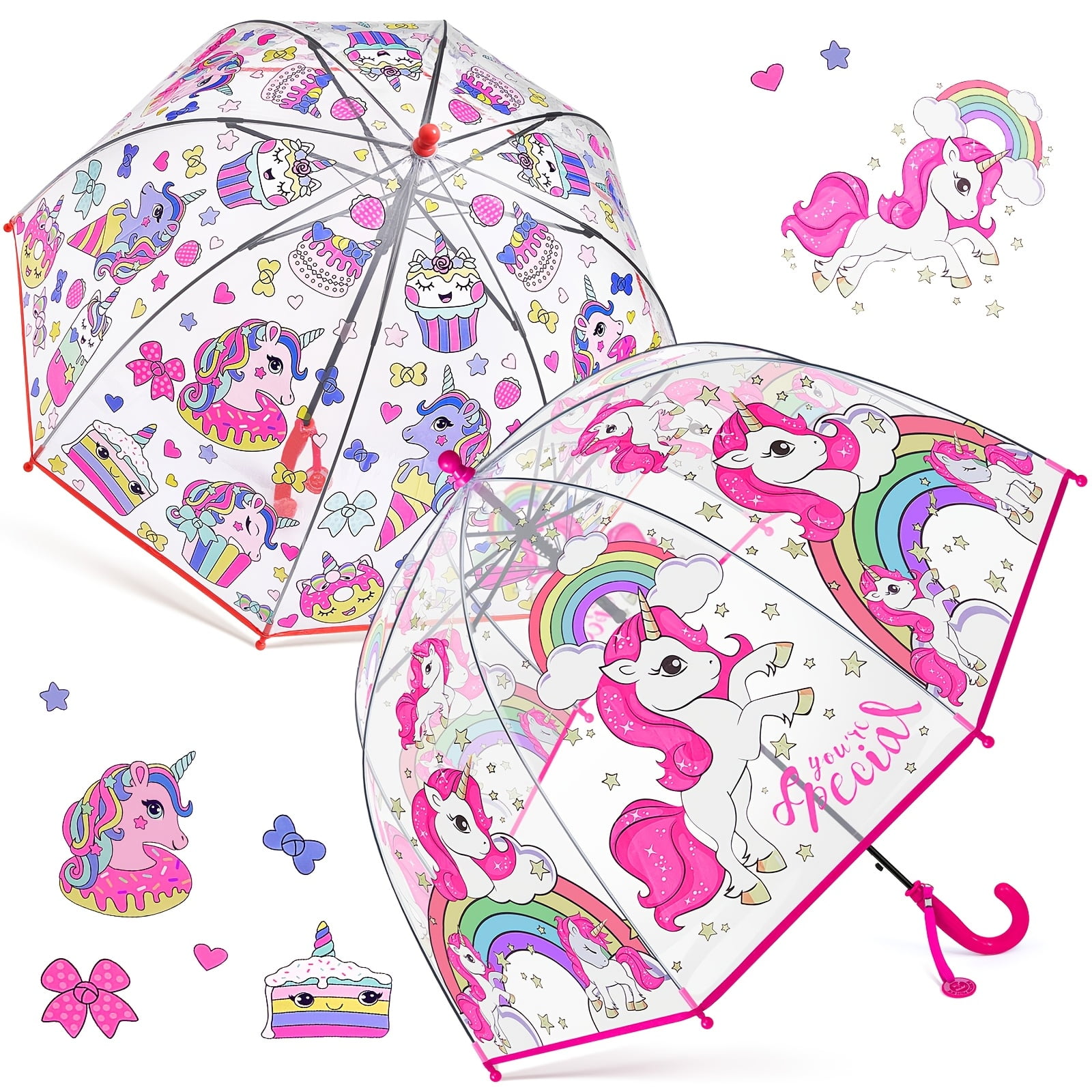 Unicorn and Dragon Umbrellas main image 1