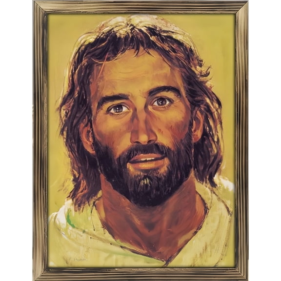 Room Decor Art Prints: The Head of Christ Christian Wooden Art Prints for Christian Home Office Bedroom Church Living Room. Vintage 12x16inch(30x40cm)