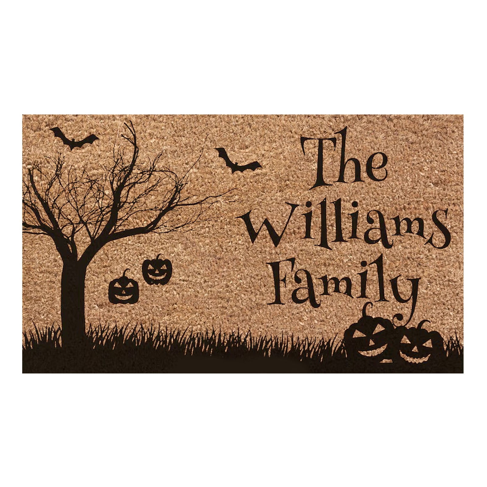 Room Decor Kitchen Rug 1 PCS Doormat Scary Door Mats Holiday