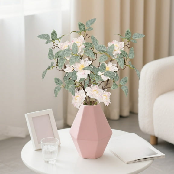 Room Decor, Simulated Peony Flowers Fake Flowers Wedding Silk Flowers Home Decoration Simulated Green Plants Ornaments Photography Cuttings European Style Bouquets, Women Gifts