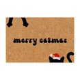 Room Decor Rug Grips Christmas Door Mat Cat Merry Christmas Door Mat