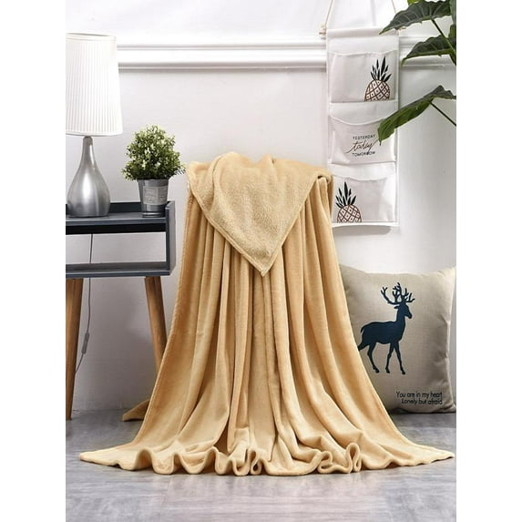 Room Decor Super Soft Warm Solid Warm Micro Plush Fleece Blanket Throw Rug Sofa Bedding Weighted Blanket