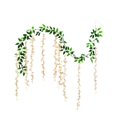 thumbnail image 1 of Room Decor, Wisteria Flower Vines Garland 6.56 Ft Artificial Flower Strings Fake Hanging Flowers Silk Wisteria Garland Flowers Flower Vines for Wedding Garden Decor, Men Gifts, 1 of 5