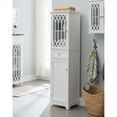thumbnail image 1 of Room Designs Bathroom Cabinet White Transitional Square, 1 of 9