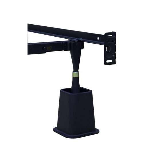 Room Designs Bed Riser Set (set of 4) Black Functional Square