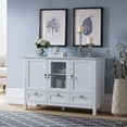thumbnail image 1 of Room Designs Buffet Cabinet White Transitional Rectangle, 1 of 4