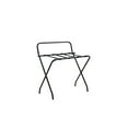 thumbnail image 1 of Room Designs Luggage Rack Black Contemporary X-shaped, 1 of 1