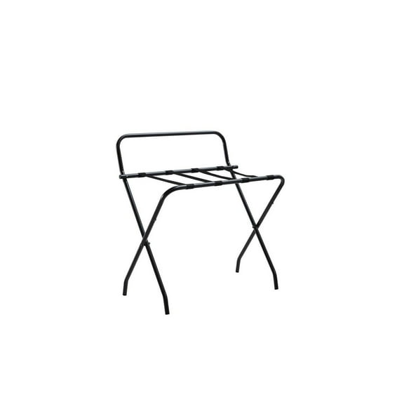 Room Designs Luggage Rack Black Contemporary X-shaped