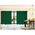 thumbnail image 1 of Room Divider 1 Piece K100 Thermal Hunter Color Blackout Panel Patio Door Window Curtain Sliding Door 3 Layered Privacy Wall With Grommets,Extra Wide Size : 100" Wide X 84" Length, 1 of 3
