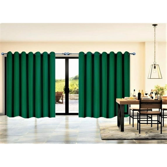 Room Divider 1 Piece K100 Thermal Hunter Color Blackout Panel Patio Door Window Curtain Sliding Door 3 Layered Privacy Wall With Grommets,Extra Wide Size : 100" Wide X 84" Length