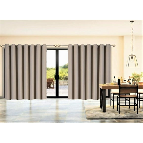 extra wide patio door curtains