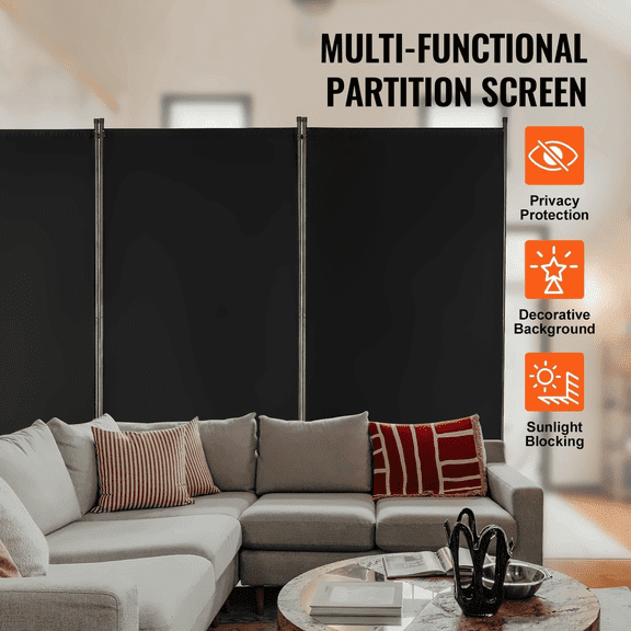 Room Divider 3 Panel, Folding Privacy Screen Partition for Home Office