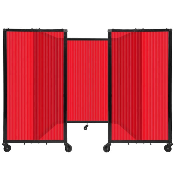 Room Divider 360 Folding Portable Partition - Polycarbonate