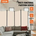 thumbnail image 1 of Room Divider,4 Panel Room Divider,Folding Privacy Screen&Portable Partition Divider for Room Separation,Freestanding Room Partitions for Office,Bedroom,Study,Beige, 1 of 6