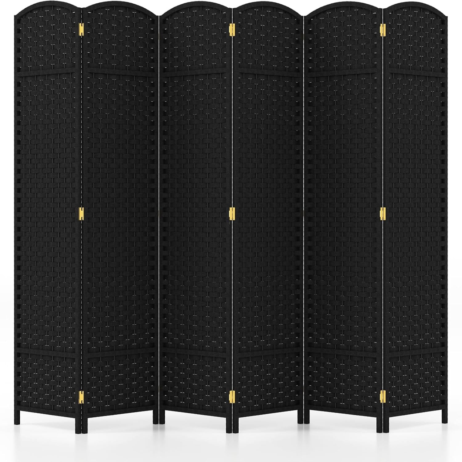 Room Divider 6 Panel 5 6ft Folding Privacy Screen Fully Assembly 