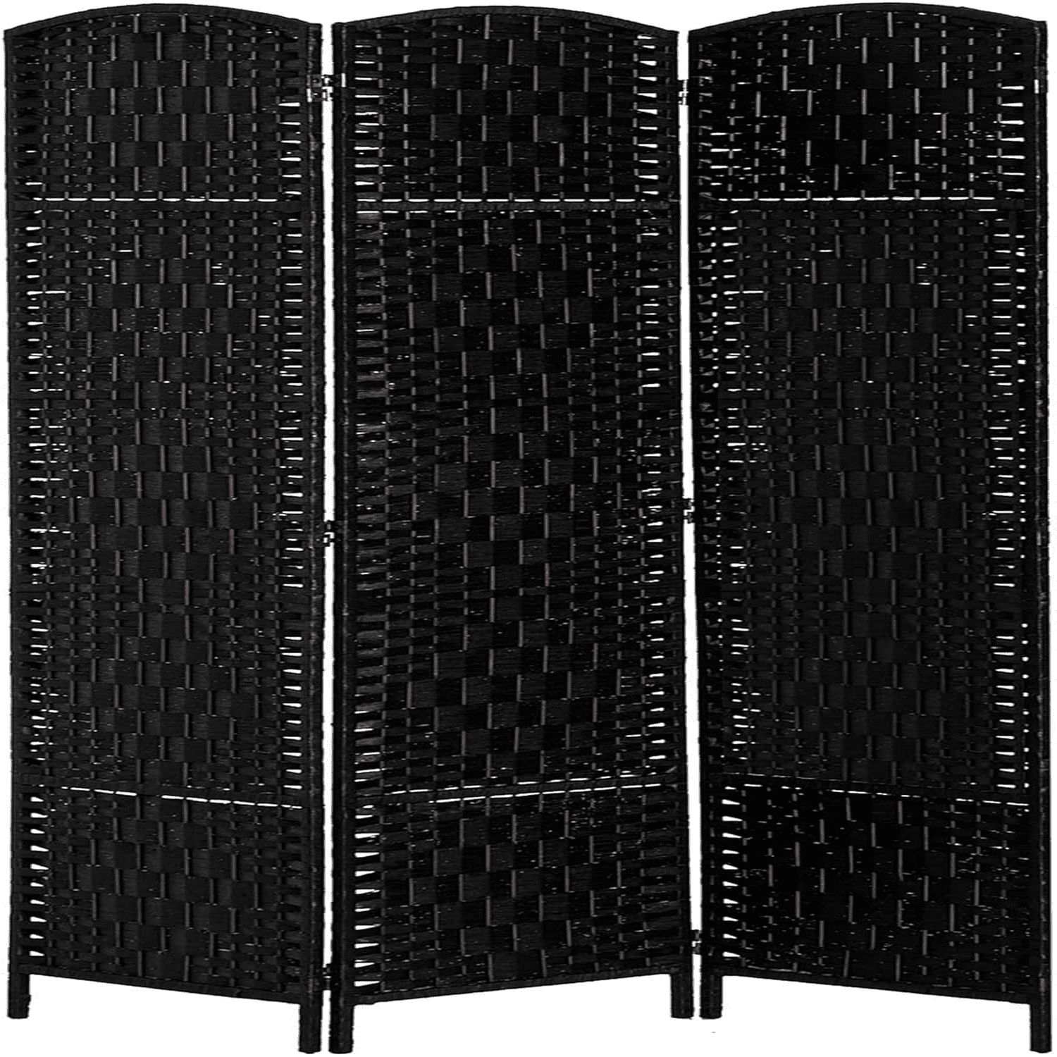 Room Divider 6 Panels Folding Privacy Screen 6FT Tall Portable Wicker