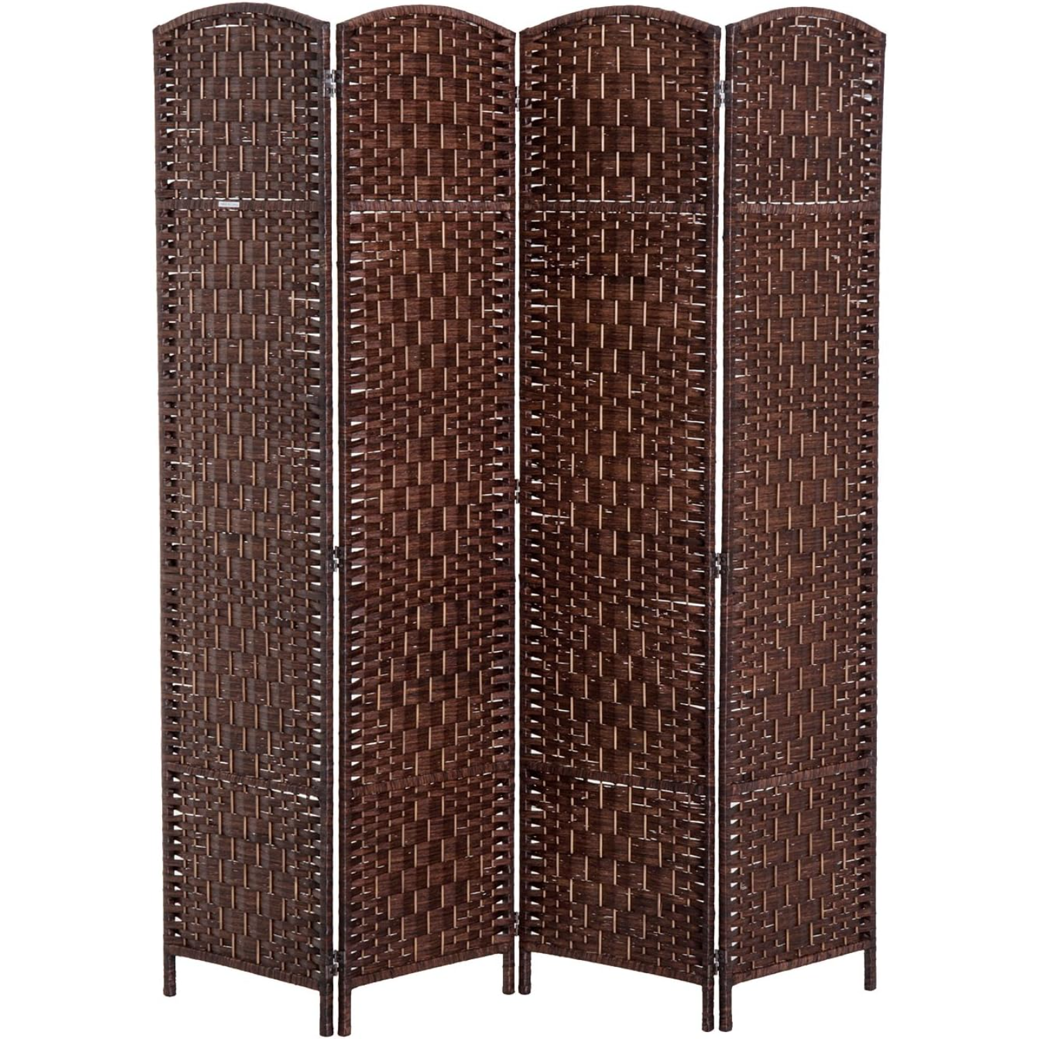 Room Divider 6 Panels Folding Privacy Screen 6FT Tall Portable Wicker