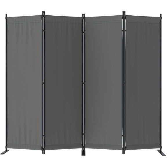 Room Divider 6FT Portable Room Dividers And Folding Privacy Screens, 88'' W Fabric Divider For Room Separation, 4 Panel Partition Room Dividers Freestanding Wall Divider Screen For Dorm Studio Office