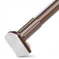 thumbnail image 1 of No Drill Tension Rod - Extra Long Room Divider 43-142inch, Adjustable Spring Shower Curtain Rod for Closet/Balcony, Non-slip Telescopic Pole (Brown), 1 of 8
