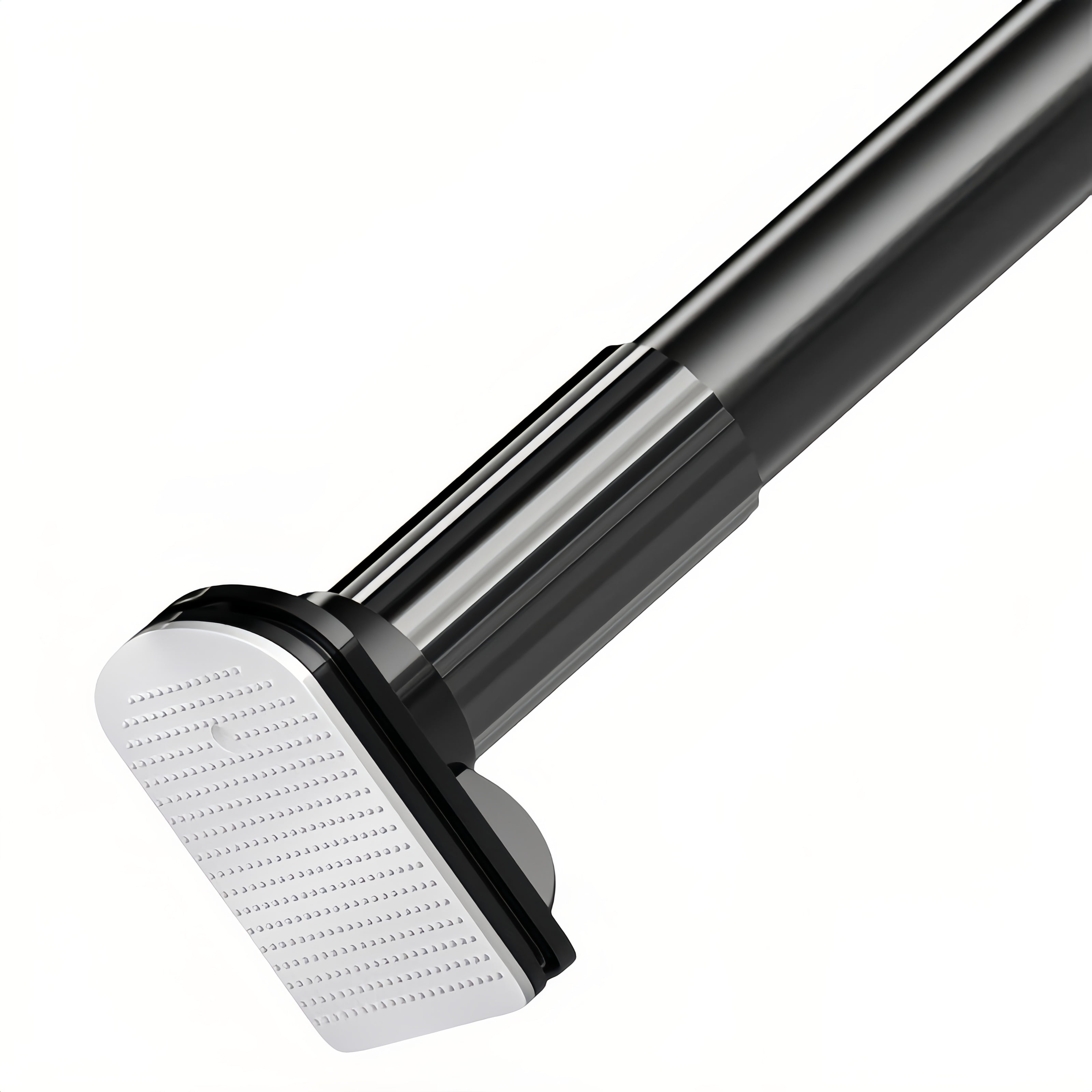 Room Divider Adjustable Spring Tension Curtain Rod,Premium Shower Curtain Tension Rods,No Need Drilling,Non-slip Closet Telescopic Rod,Balcony Tension Pole,,Black,43-122inch