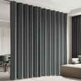 thumbnail image 1 of Room Divider Blackout Curtain Track Curtains Wall Dividers Panels Screen for Living Rooms Bedroom Office Privacy Partition Separation, W100 × L96 Inch,1 Panel, Grey, 1 of 13
