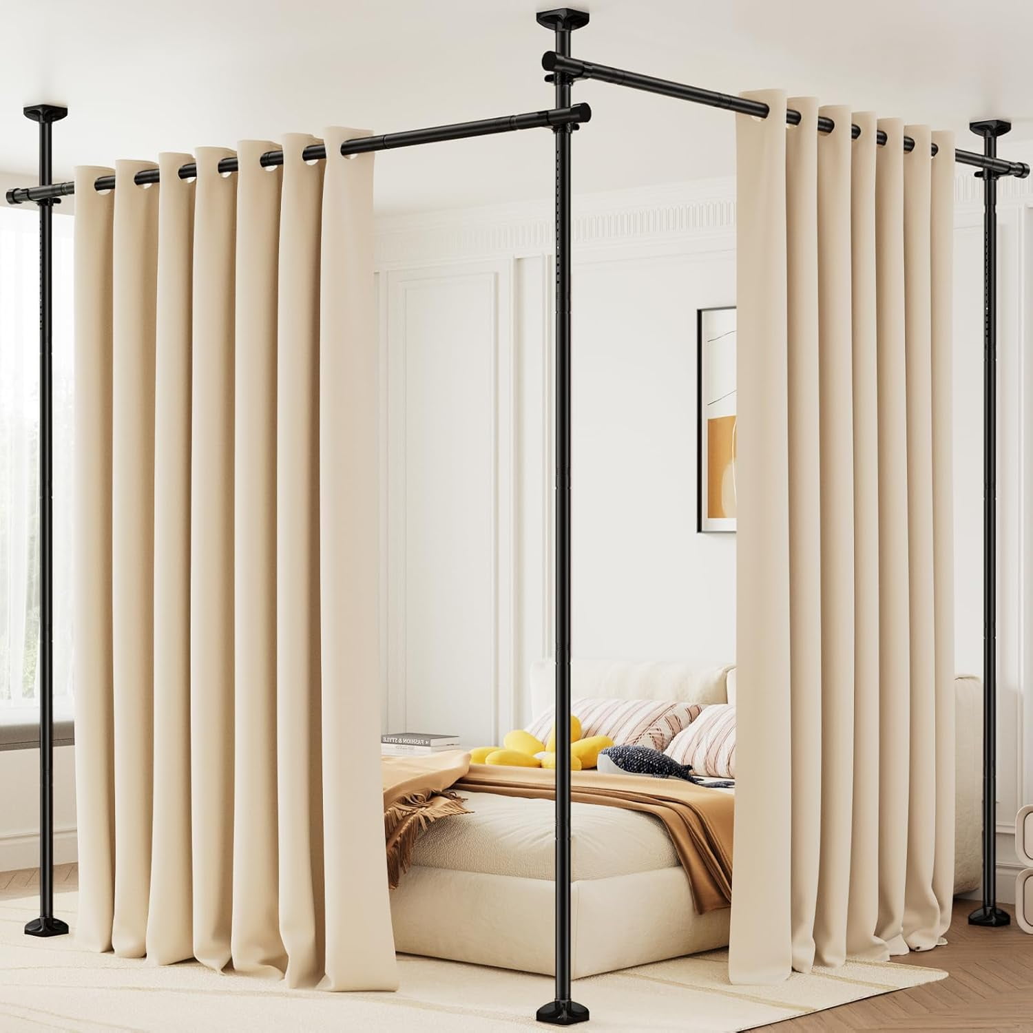 Floor To Ceiling Tension Rod Room Divider