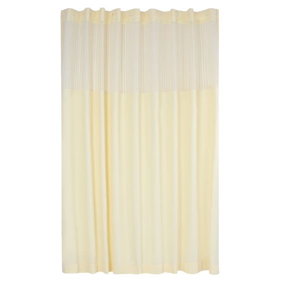 Room Divider Curtain for SPA, Privacy Cubicle Curtain with Mesh Top 12*8ft Pink/Blue/Beige