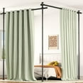thumbnail image 1 of Room Divider, No Drilling Curtain Tension Rods Wall Divider for Room Separation, 4-10ft(H) 29-146"(W) Adjustable, Heavy Duty Floor to Ceiling Space Separator Privacy Dividers for Rooms, Black, 1 of 8