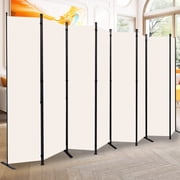 Room Divider Folding Privacy Sceens 8 Panel Partition Room Dividers 88 Room Divider Wall Screen, Upgrade Wider Feet Portable Temporary Wall for Room Separation Wall Divider for Home Office Dorm