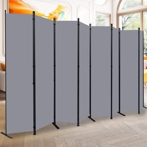 Room Divider Folding Privacy Sceens 8 Panel Partition Room Dividers 88'' Room Divider Wall Screen, Upgrade (Wider Feet) Portable Temporary Wall for Room Separation Wall Divider for Home Office Dorm