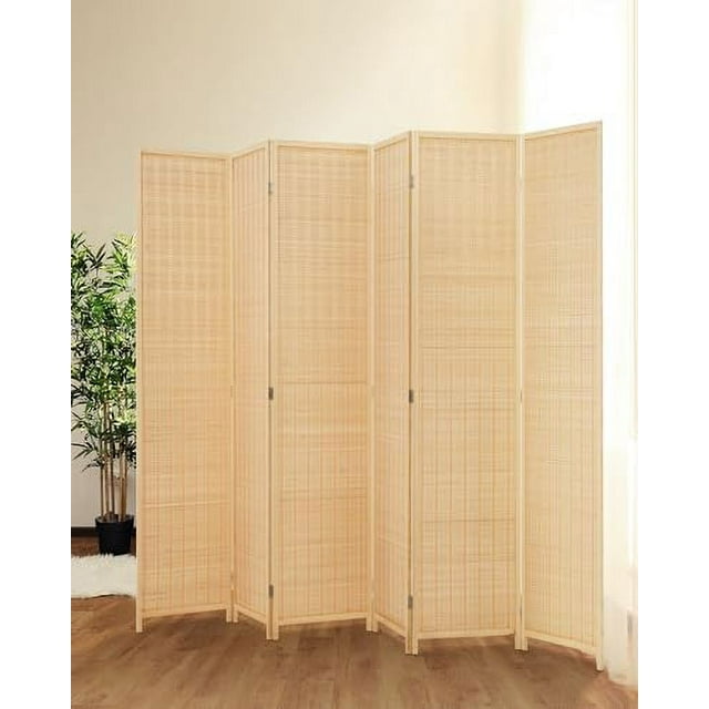 Room Divider Folding Privacy Screen 6 Panel Room Dividers 6 ft. Tall
