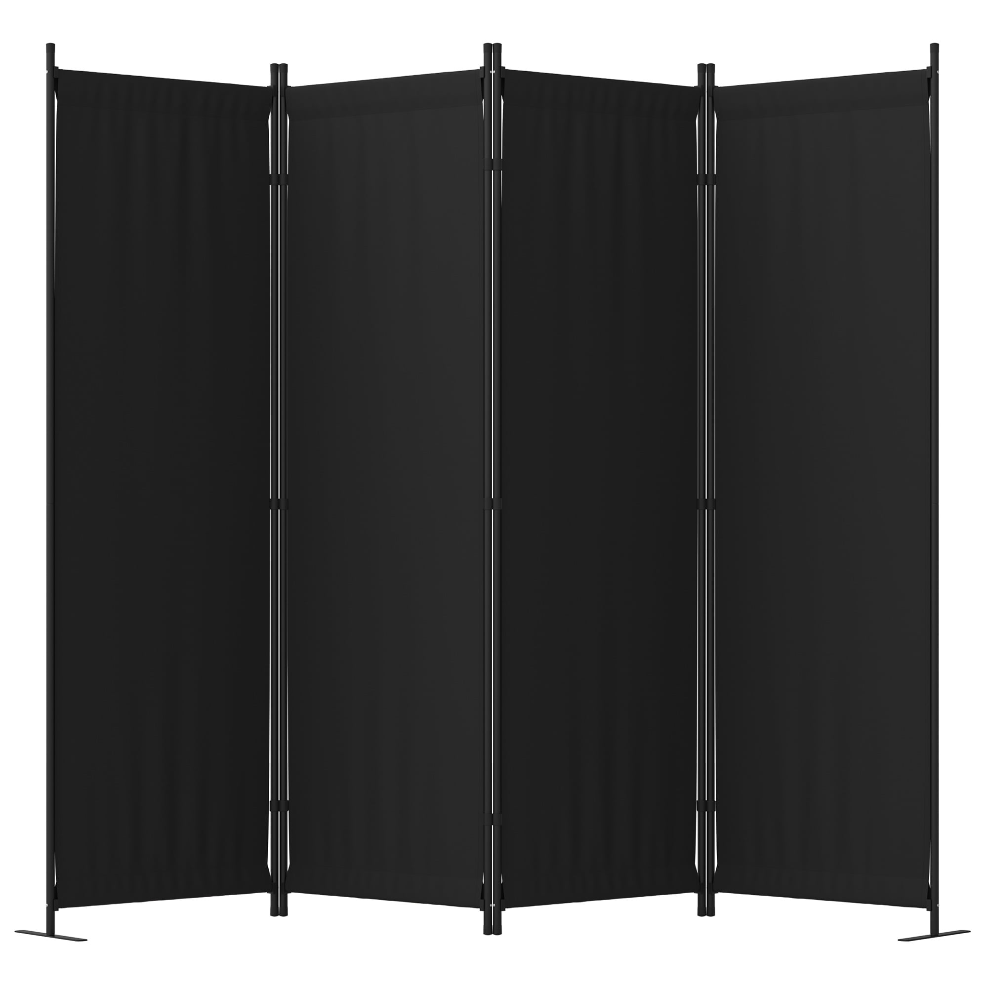 Room Divider Folding Privacy Screens 4 Panel Partitions 88“ Dividers Portable Separating for