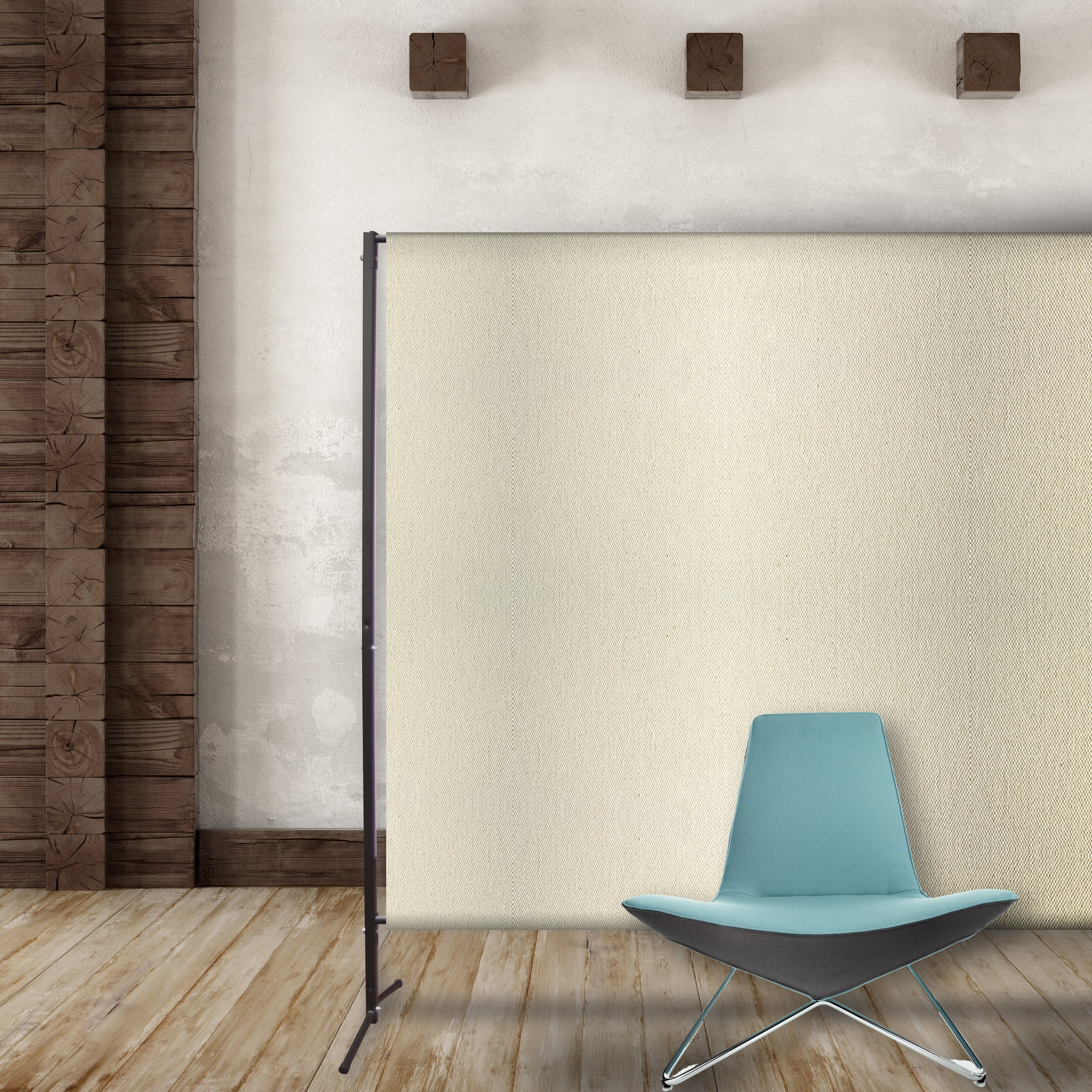 Room Divider, Multi-Purpose Portable Rod Stand 74" tall, 80" wide
