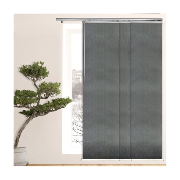 Room Divider Panels - Adjustable Steel Track System - 36-66" Width - Wall Partition for Home & Office