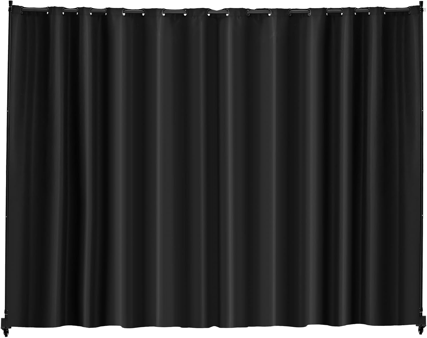 Room Divider, Portable Panel Room Divider with Wheels Curtain Divider Stand, Freestanding Room ...