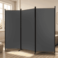 thumbnail image 1 of Room Divider Portable Room Dividers and Folding Privacy Screens, 88'' W Fabric Divider for Room Separation, 3 Panel Partition Room Dividers Freestanding Wall Divider Screen for Dorm Studio Office., 1 of 5