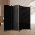 thumbnail image 1 of Room Divider Portable Room Dividers and Folding Privacy Screens, 88'' W Fabric Divider for Room Separation, 4 Panel Partition Room Dividers Freestanding Wall Divider Screen for Dorm Studio Office., 1 of 8