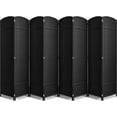 thumbnail image 1 of Room Divider Privacy Screen, 6 ft. Tall Extra Wide Foldable Panel Partition Wall Divider, Double Hinged Room and Folding Privacy Screens Black, 1 of 3