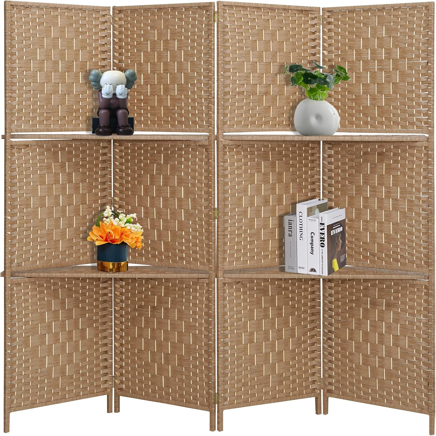 Room Divider with Shelves 4 Panel Room Divider Wall Room Dividers and