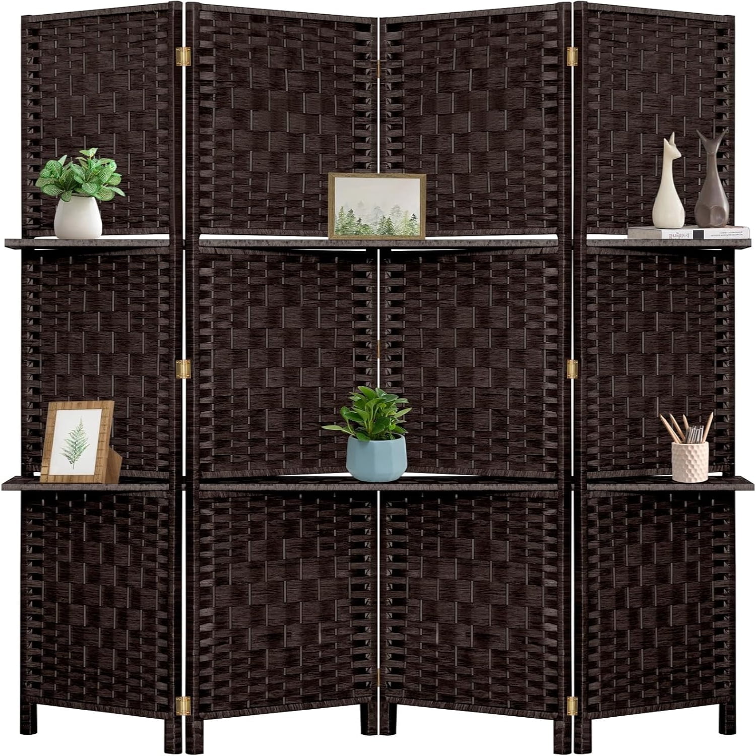 Room Divider with Shelves Room Dividers and Folding Privacy Screens