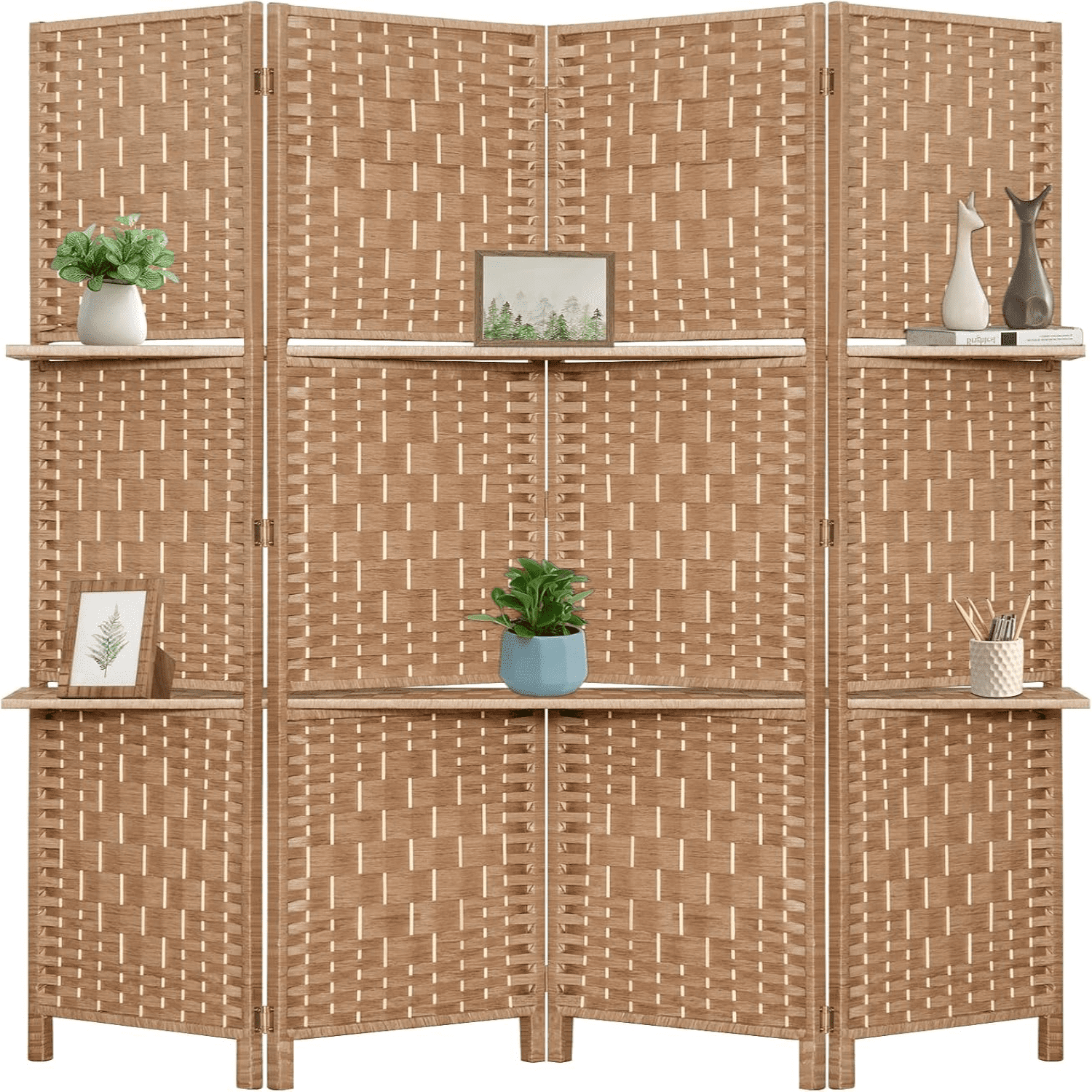 Room Divider with Shelves Room Dividers and Folding Privacy Screens