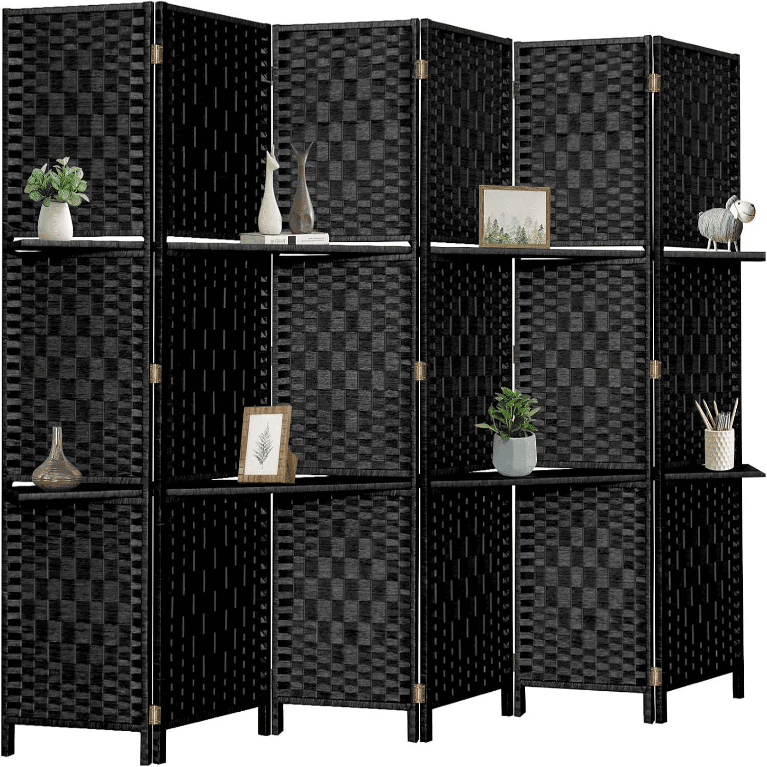 Room Divider with Shelves Room Dividers and Folding Privacy Screens