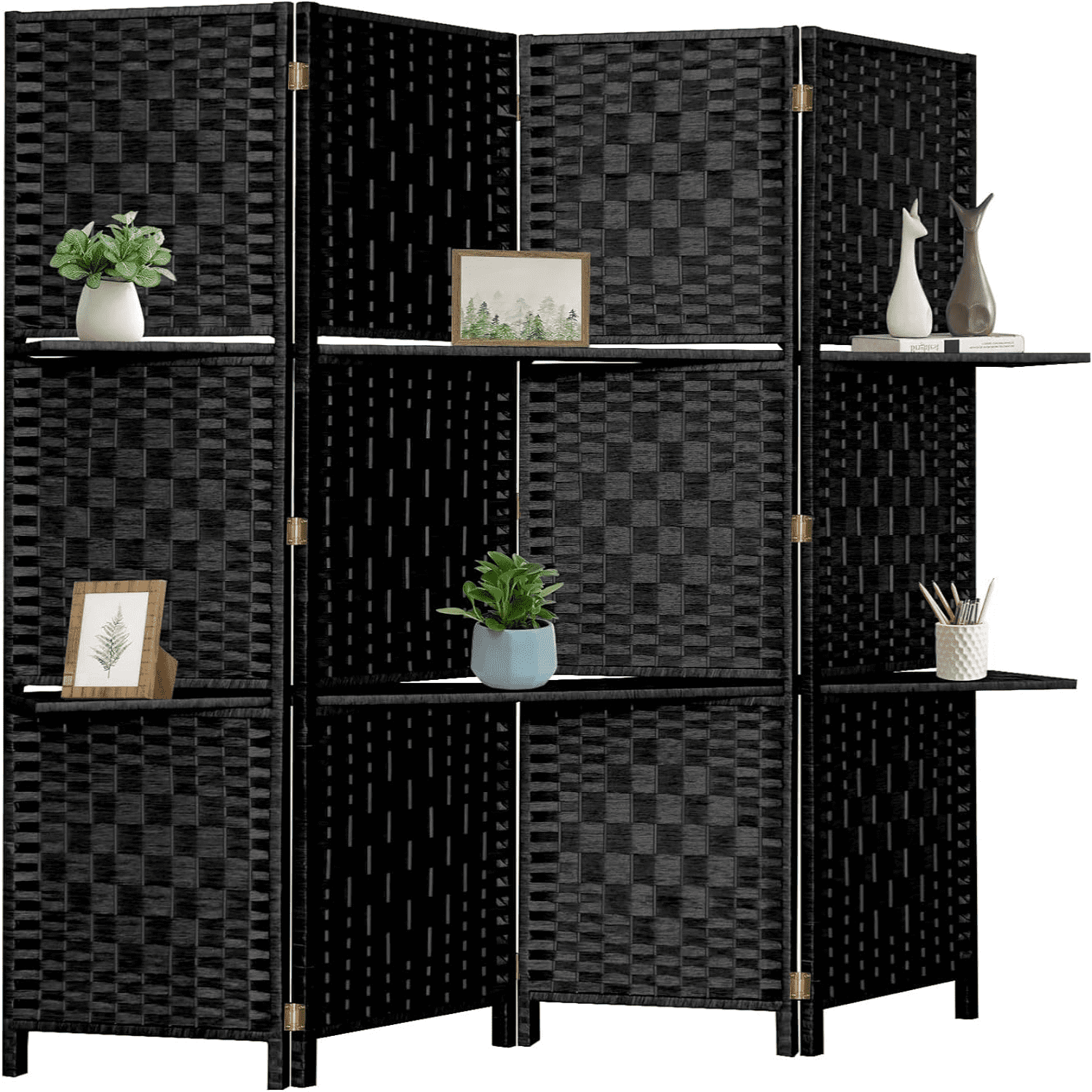 Room Divider with Shelves Room Dividers and Folding Privacy Screens