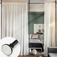 Room Divider Stand Tension Curtain Rod No Drilling for Room