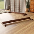 thumbnail image 1 of Room Divider Stand Walnut 3 Panel, 1 of 7